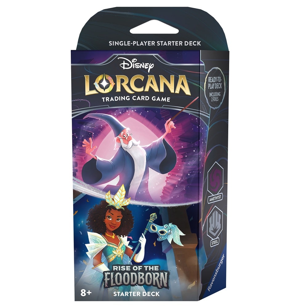 Disney Lorcana Floodborn: Amethyst & Steel Starter Deck image 0